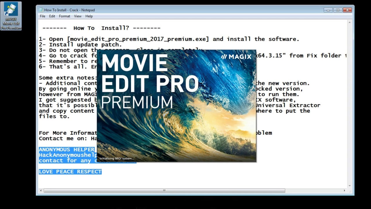 serial key magix movie edit pro 2014 premium